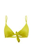 Casa Raki - Cindy Recycled-fibre Jersey Bikini Top - Womens - Green