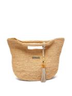 Matchesfashion.com Heidi Klein - Grace Bay Mini Raffia Basket Bag - Womens - Beige