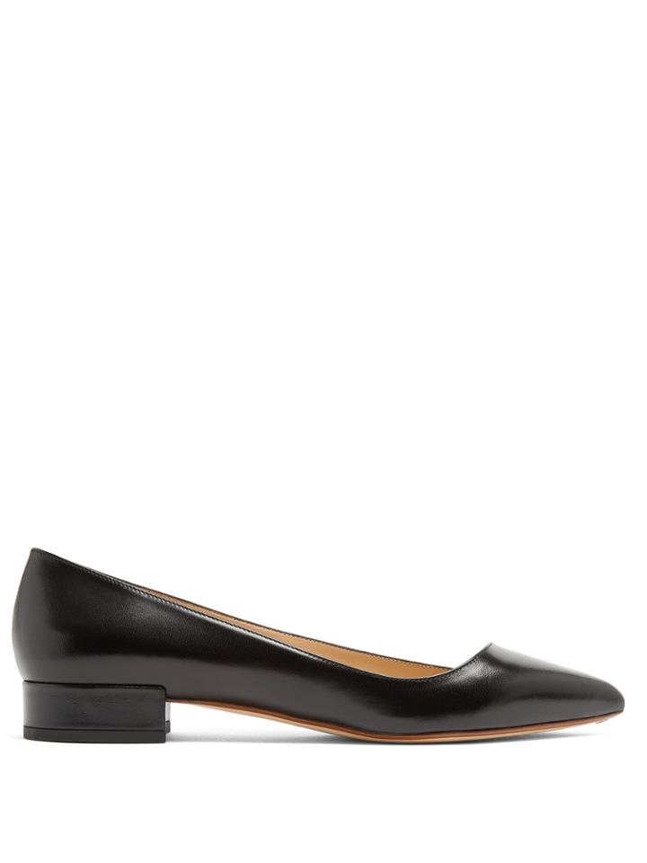 Francesco Russo Asymmetric Nappa-leather Flats