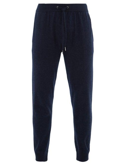 Matchesfashion.com Derek Rose - Cashmere Track Pants - Mens - Navy