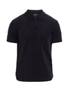 Giorgio Armani Short-sleeved Cotton-blend Towelling Polo Shirt