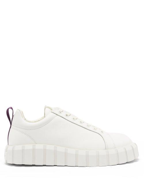 Matchesfashion.com Eytys - Odessa Rib-sole Leather Trainers - Mens - White