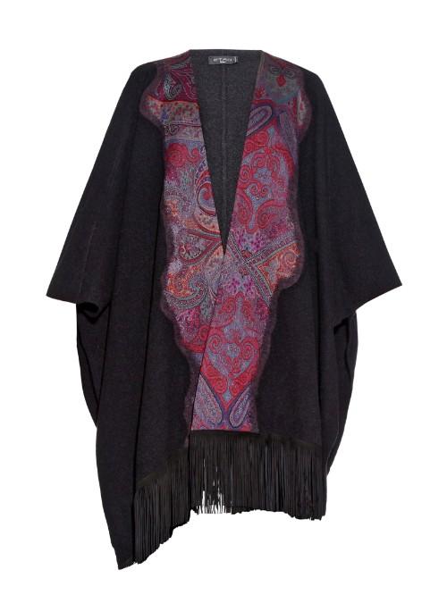 Etro Paisley-print Fringed Cape