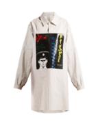 Matchesfashion.com Jw Anderson - X Gilbert & George Print Striped Cotton Shirt - Womens - White Multi