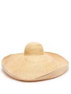 Lola Hats Classic Spinner Wide-brimmed Straw Hat