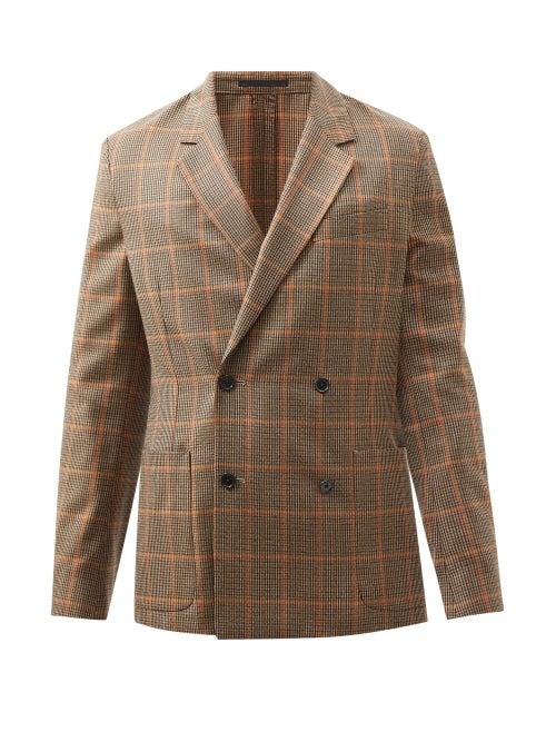Paul Smith - Check Wool-twill Blazer - Mens - Brown Multi