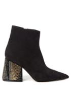 Marni Point-toe Suede Ankle Boots