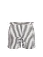 Orlebar Brown Bulldog Striped Twill Shorts