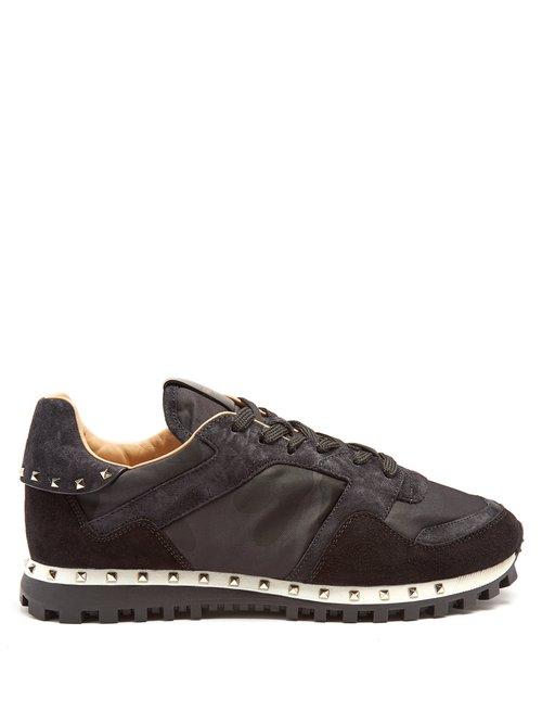 Matchesfashion.com Valentino - Rockrunner Camouflage Print Trainers - Mens - Black Multi