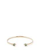 Jade Jagger - Snake Emerald & 18kt Gold Bracelet - Womens - Green Gold