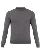 Zanone Crew-neck Flex Wool-knit Sweater