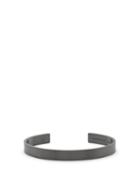 Matchesfashion.com Le Gramme - Le 21 Sterling Silver Cuff Bracelet - Mens - Black