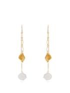 Matchesfashion.com Alighieri - Moon Fever Baroque Pearl Drop Earrings - Womens - Gold