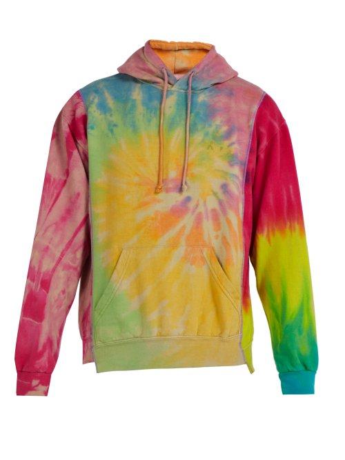 Matchesfashion.com Needles - Tie Dye Cotton Blend Sweatshirt - Mens - Multi
