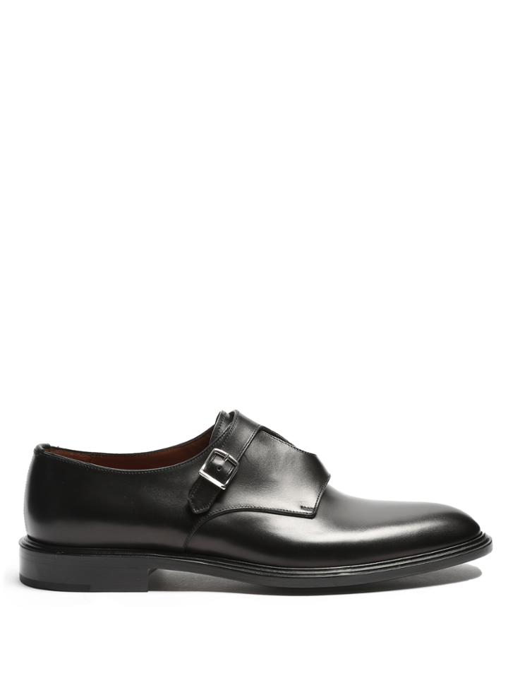 Givenchy Cross Monk-strap Leather Shoes