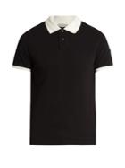 Moncler Contrast-trim Cotton-piqu Polo Shirt