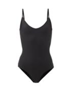 Matchesfashion.com Matteau - Scoop-neck Swimsuit - Womens - Black