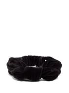 Matchesfashion.com Maison Michel - Tali Knotted Velvet Headband - Womens - Black