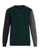 Altea Colour-block Wool-blend Sweater