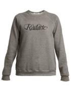 Rodarte Logo-print Cotton-blend Sweatshirt
