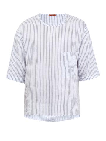 Barena Venezia Crew-neck Striped Linen T-shirt