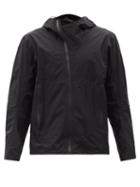 Matchesfashion.com Veilance - Deploy Asymmetric Technical-shell Hooded Jacket - Mens - Black