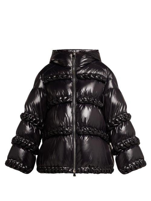 Matchesfashion.com 6 Moncler Noir Kei Ninomiya - Ametrine Padded Jacket - Womens - Black