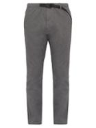 Matchesfashion.com Gramicci - Belted Waist Cotton Blend Twill Trousers - Mens - Grey