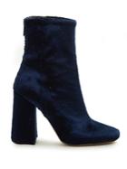 Ellery Esmond Velvet Ankle Boots