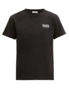 Matchesfashion.com Valentino - Vltn-logo Cotton T-shirt - Mens - Black