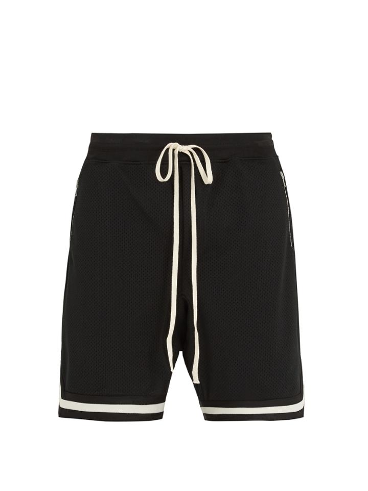 Fear Of God Dropped-crotch Mesh Shorts