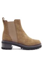 Matchesfashion.com See By Chlo - Crosta Chunky-sole Suede Chelsea Boots - Womens - Brown