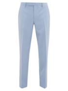 Matchesfashion.com Paul Smith - Slim-fit Wool-blend Tailored Trousers - Mens - Light Blue