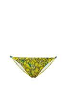 Matchesfashion.com Diane Von Furstenberg - Halle Lemon Print Bikini Briefs - Womens - Yellow Multi