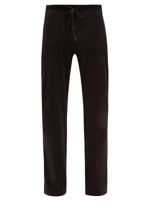 Polo Ralph Lauren - Logo-embroidered Cotton-jersey Pyjama Trousers - Mens - Black