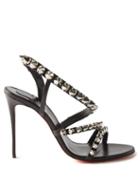 Christian Louboutin - Spikita 100 Spiked-leather Sandals - Womens - Black