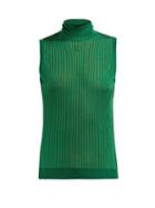 Matchesfashion.com Givenchy - High Neck Sleeveless Stretch Knit Top - Womens - Green