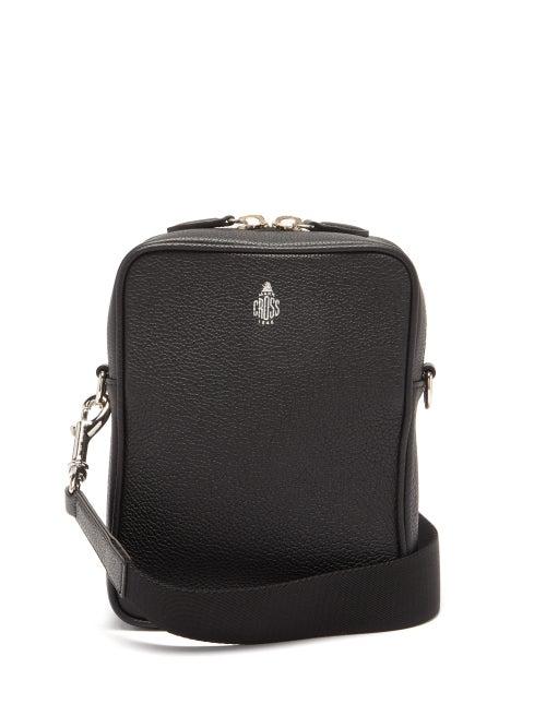 Matchesfashion.com Mark Cross - Scott Grained-leather Cross-body Bag - Mens - Black