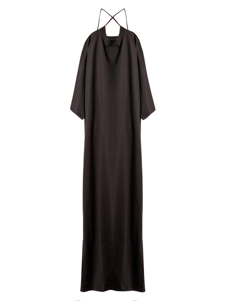 Vetements X Hanes Logo-print Cotton-jersey Maxi Dres