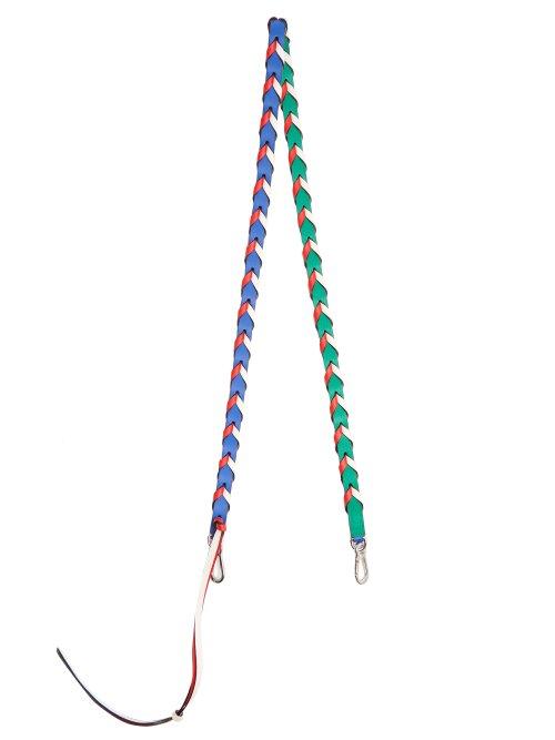 Matchesfashion.com Loewe - Braided Leather Bag Strap - Womens - Multi