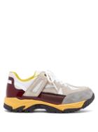 Matchesfashion.com Maison Margiela - Security Low Top Trainers - Mens - Burgundy