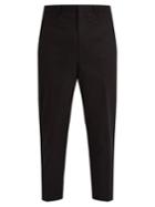 Neil Barrett Slim-fit Cropped Cotton-blend Trousers