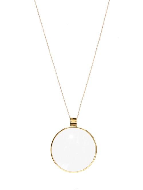 Dina Kamal Dk01 Yellow-gold Loupe Necklace