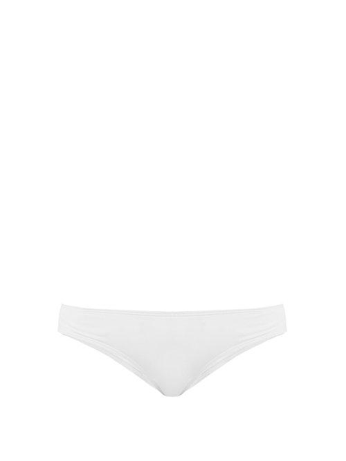 Matchesfashion.com Ephemera - Low Rise Bikini Briefs - Womens - White