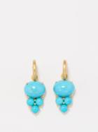 Irene Neuwirth - Turquoise & 18kt Gold Earrings - Womens - Blue