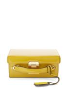 Mark Cross Grace Small Patent-leather Box Bag