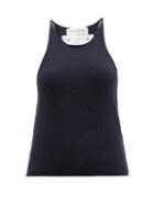 Extreme Cashmere - Tank Stretch-cashmere Tank Top - Womens - Navy