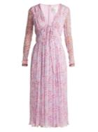 Carolina Herrera Floral-print Silk-chiffon Dress