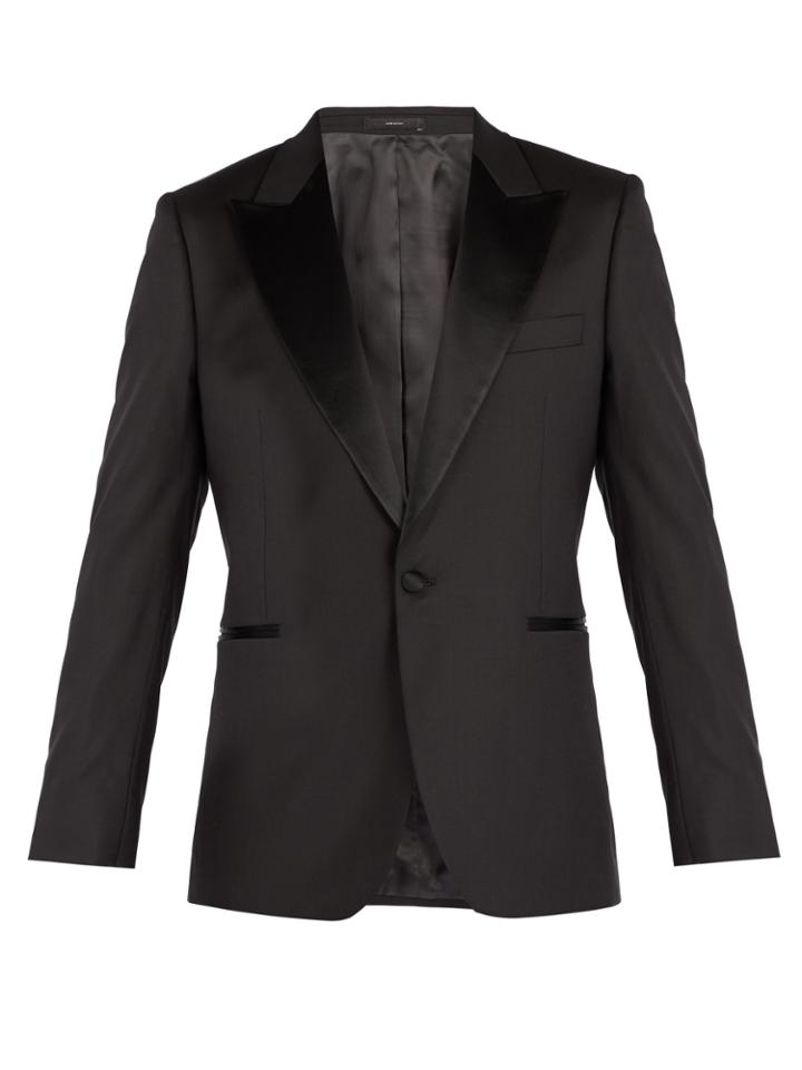Paul Smith Single-breasted Wool Tuxedo Jacket