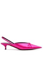 Matchesfashion.com Balenciaga - Knife Slingback Mules - Womens - Pink